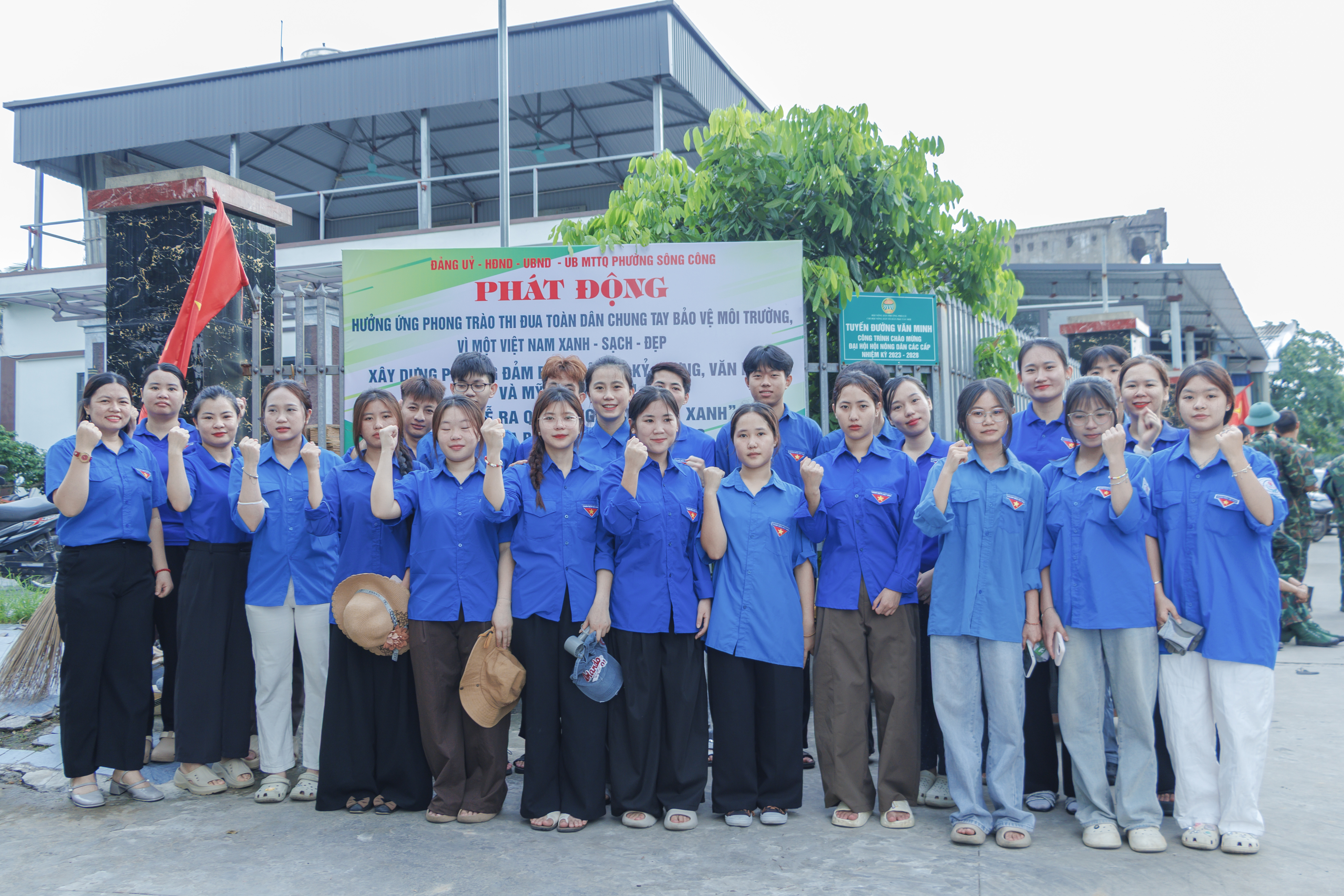  TUỔI TRẺ VCTECH THAM GIA “NGÀY THỨ BẢY XANH” TẠI TỔ DÂN PHỐ TÂN MỚI, PHƯỜNG SÔNG CÔNG